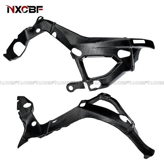 BMW S1000RR S1000R Carbon Fiber Frame Covers Protectors BMW